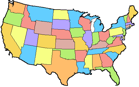 アメリカの地図いろいろ リンク集